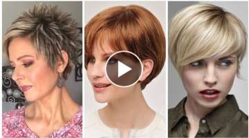 Excellent Gray Hair Ideas For Lady in Summer 2021#22//woman's bob haircut