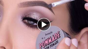 Smudge Proof Eyebrow Tutorial | Using the new Benefit Cosmetics POWMADE