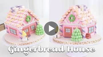 Christmas Cake - Gingerbread House - Tan Dulce