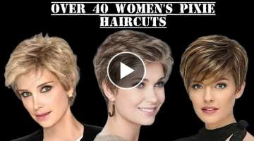 Low Maintenance Short Hair Pixie Cut Style/Short Bob Into Pixie Cut/Over 40 Eye-catching Pixie Ha...