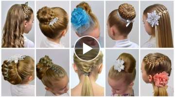 TOP 10 CUTE EASY Hairstyles | 2020 Hair Compilation | Prom Hairstyles by LittleGirlHair