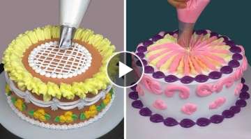 How To Make Cake Decorating Ideas For Birthday | Most Satisfying Chocolate Cake Recipes | So Yumm...