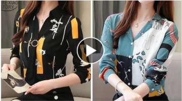 The Most Beautiful Office Wear Blouse & Tops Designs 2022//
