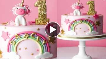 Unicorn Cake Recipe | Unicorn Cake decorating
