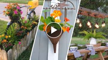 30 Rustic Garden Decor Ideas